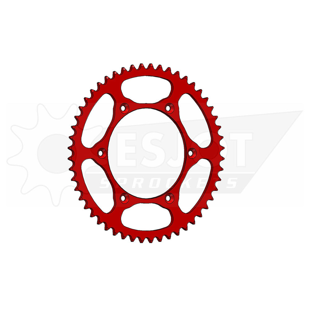 Sprocket Rear 520-52T Ultralight Steel Red - 50-32043-52LR