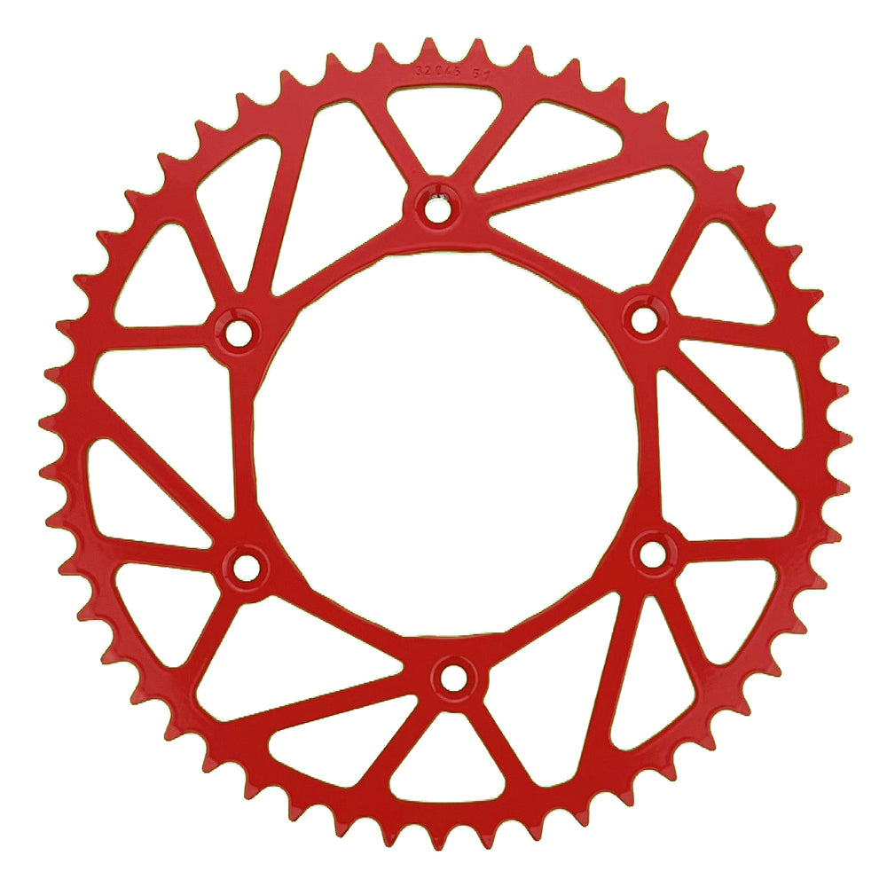 Sprocket Rear 520-51T Ultralight Steel Red - 50-32045-51LR