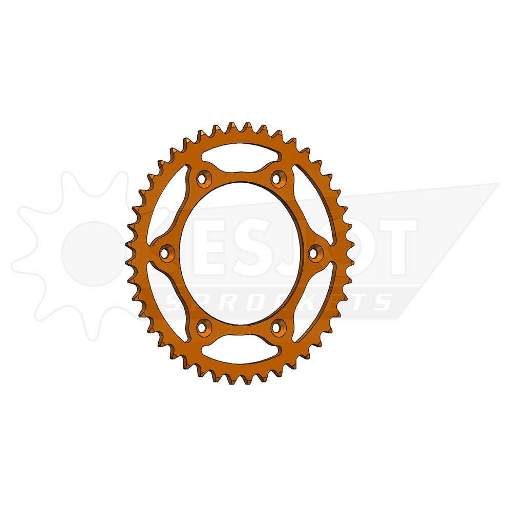 Sprocket Rear 520-44T Ultralight Steel Orange - 50-32065-44LO