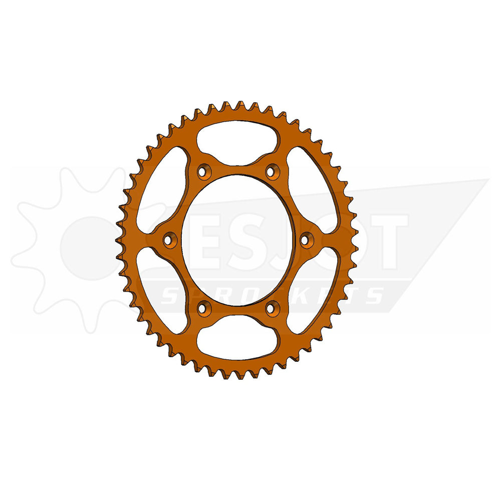 Sprocket Rear 520-51T Ultralight Steel Orange - 50-32065-51LO
