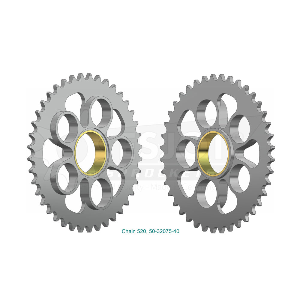 Sprocket Rear 520-40T Steel - 50-32075-40