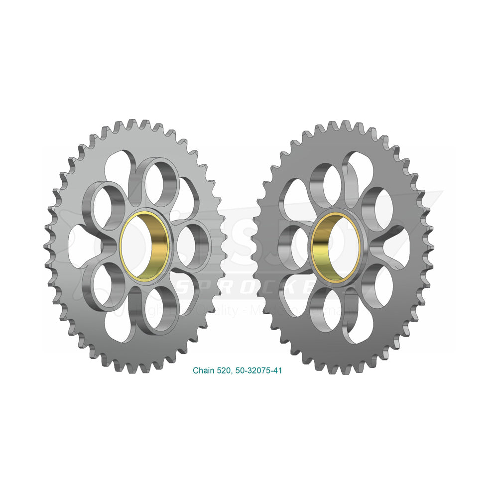 Sprocket Rear 520-41T Steel - 50-32075-41