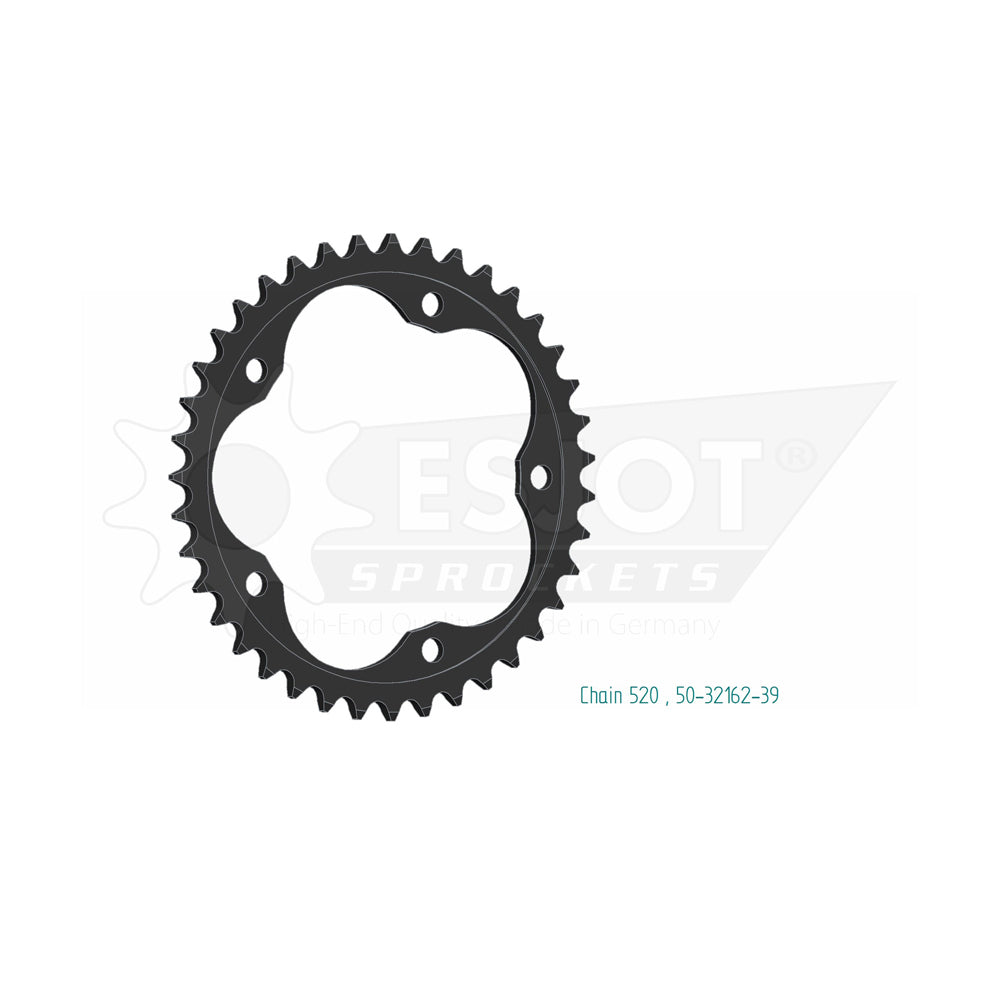 Sprocket Rear 520-39T Steel - 50-32162-39