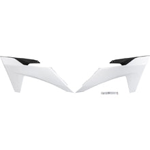 UFO KTM COMPATIBLE RADIATOR COVERS SX 125/250/300 - SXF 250/350/450 2023 ((WHT))