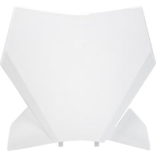 UFO KTM COMPATIBLE FRONT NUMBER PLATE SX 125/250/300 - SXF 250/350/450 2023 ((WHT))