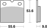 SBS FRICTION - Sinter Rear Brake Pads - 506LS-