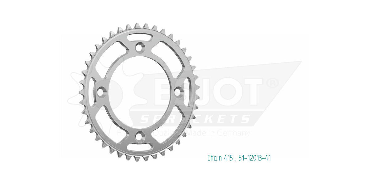Sprocket Rear 415-41T Alloy - 51-12013-41