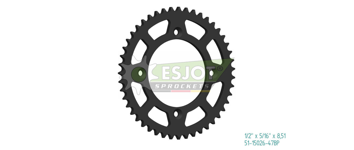 Sprocket Rear 428-47T Alloy - 51-15026-47BP