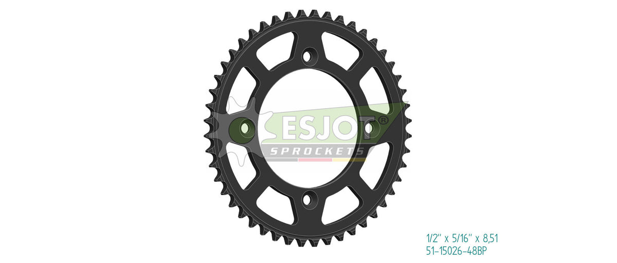 Sprocket Rear 428-48T Alloy - 51-15026-48BP