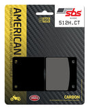 SBS FRICTION - Carbon Tech Rear H-D Brake Pads - 512H.CT-