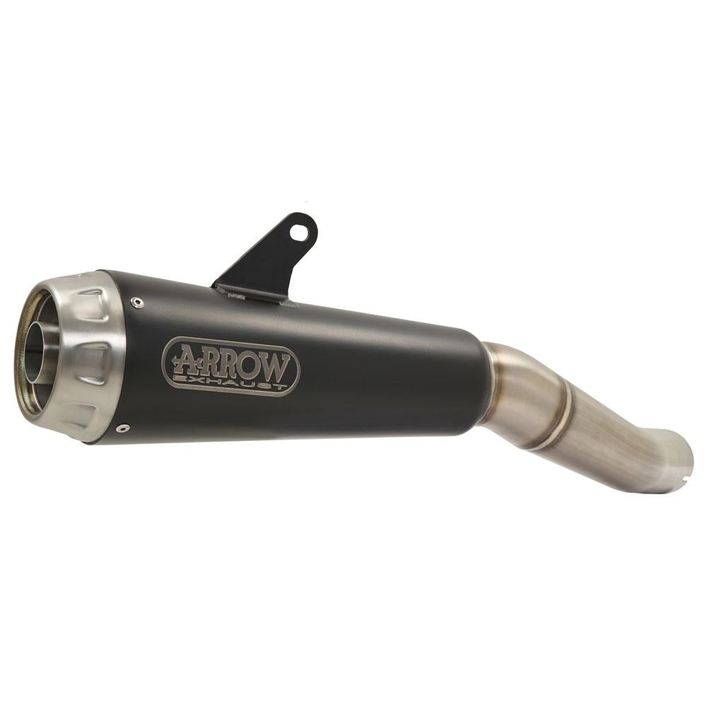 ARROW 71828PRN Silencer - PRO-RACE Nichrom Dark with Steel End Cap<br>SUZUKI  GSX-S 1000 - 82-718-28PRN