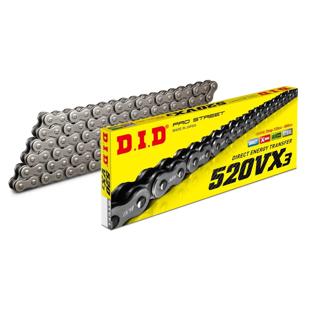 DID PRO STREET X-RING 520VX3 120ZB (CTN10)