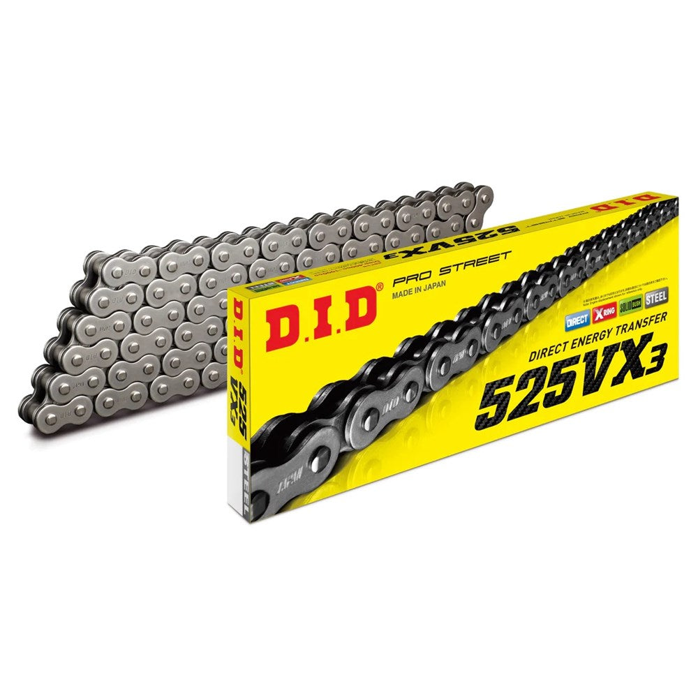 DID PRO STREET X-RING 525VX3 120ZB (CTN10)