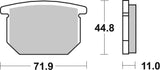 SBS FRICTION - Dual Carbon Classic Front Brake Pads (Track Use) - 534DCC-
