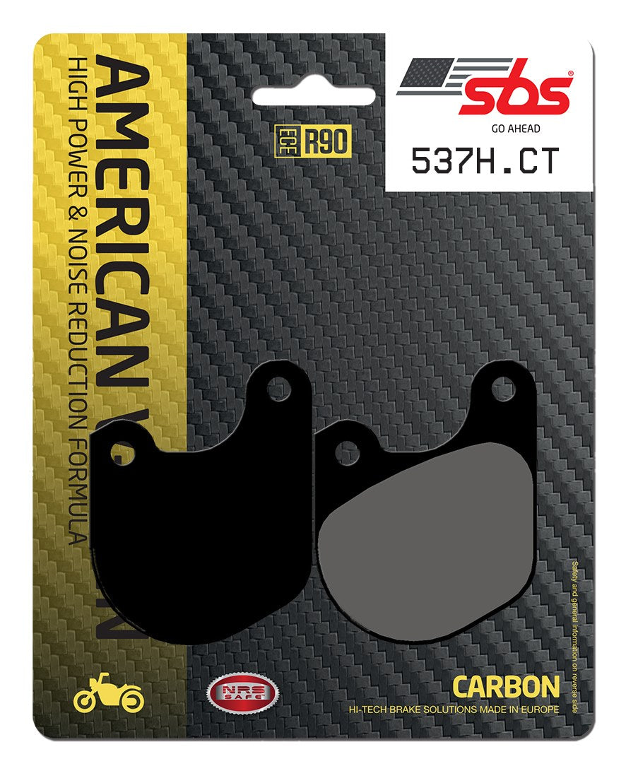 SBS FRICTION - Carbon Tech Front H-D Brake Pads - 537H.CT-