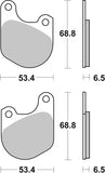 SBS FRICTION - Ceramic Front H-D Brake Pads - 537H.HF-
