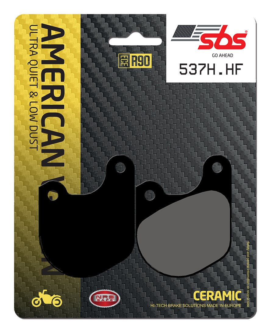 SBS FRICTION - Ceramic Front H-D Brake Pads - 537H.HF-