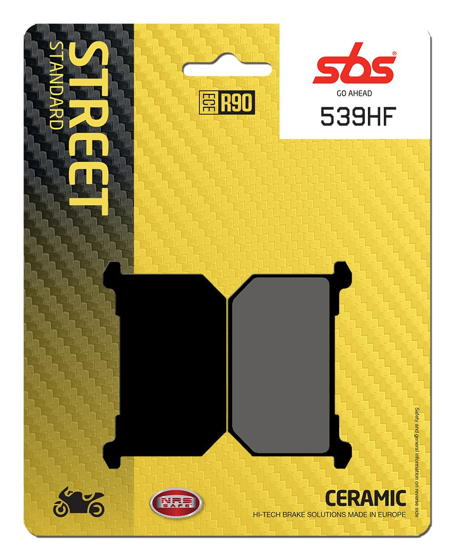 SBS FRICTION - Ceramic Front Brake Pads - 539HF-