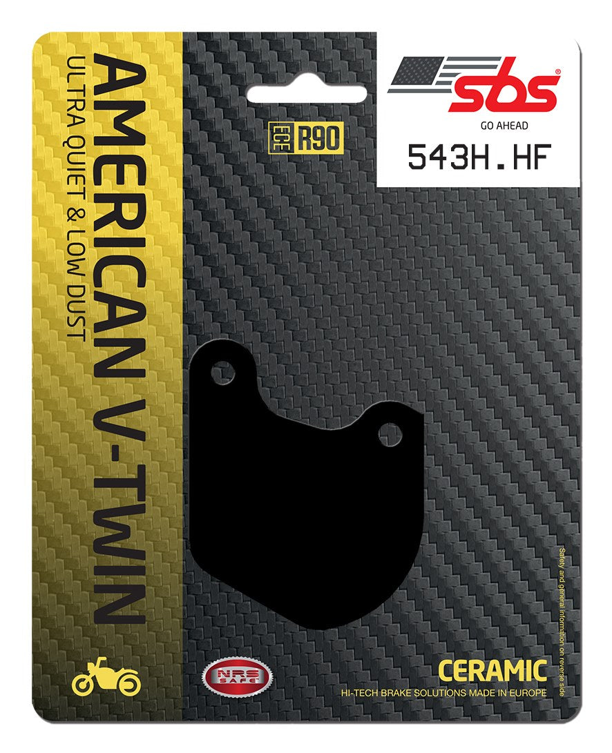 SBS FRICTION - Ceramic Front / Rear H-D Brake Pads - 543H.HF-