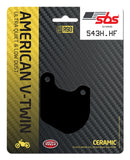 SBS FRICTION - Ceramic Front / Rear H-D Brake Pads - 543H.HF-