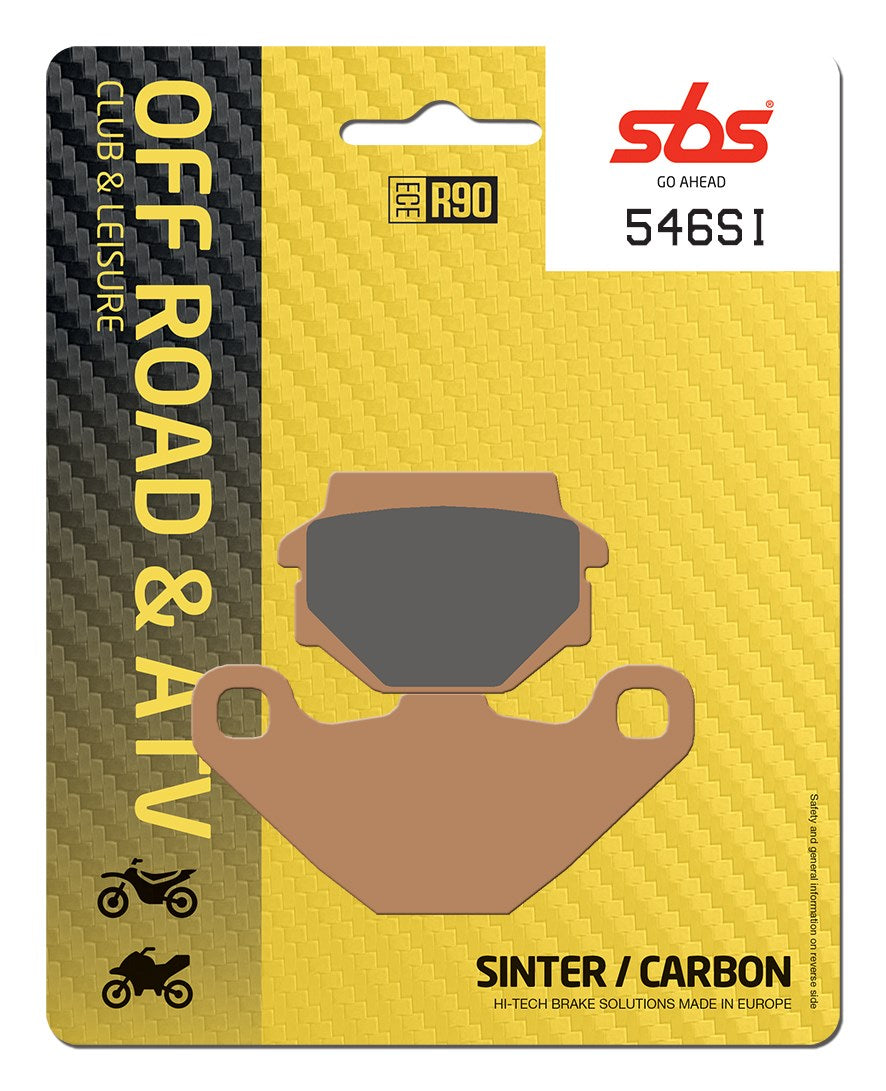 SBS FRICTION - Sinter Front / Rear Off Road Brake Pads (SBS 135 & 586) - 546SI-