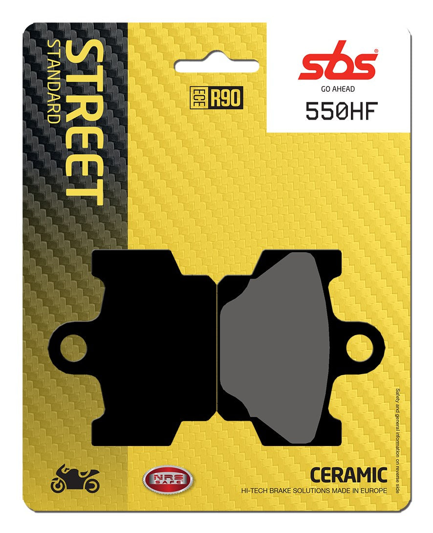 SBS FRICTION - Ceramic Front Brake Pads - 550HF-