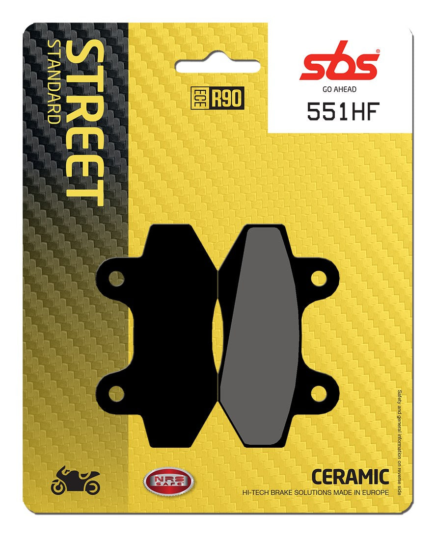 SBS FRICTION - Ceramic Front / Rear Brake Pads (SBS 103) - 551HF-