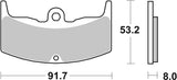SBS FRICTION - Ceramic Front Brake Pads - 552HF-