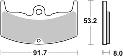 SBS FRICTION - Ceramic Front Brake Pads - 552HF-