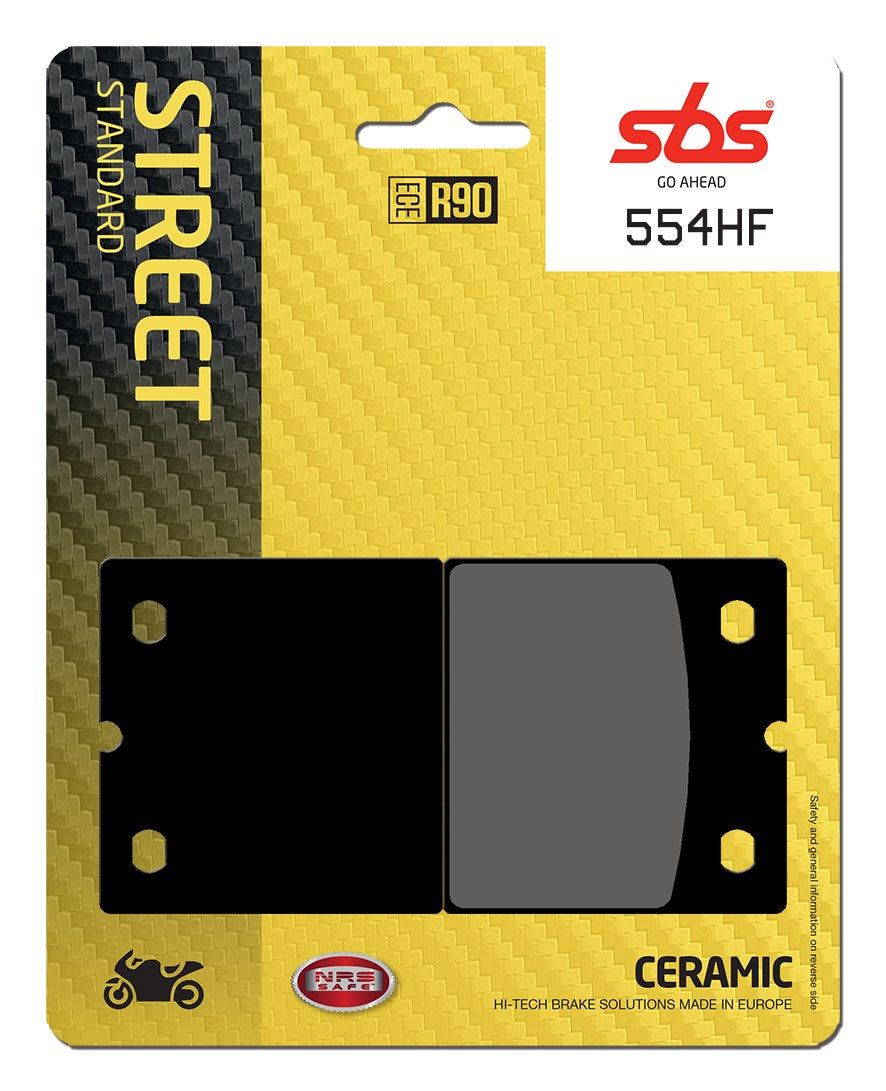 SBS FRICTION - Ceramic Front / Rear Brake Pads - 554HF-