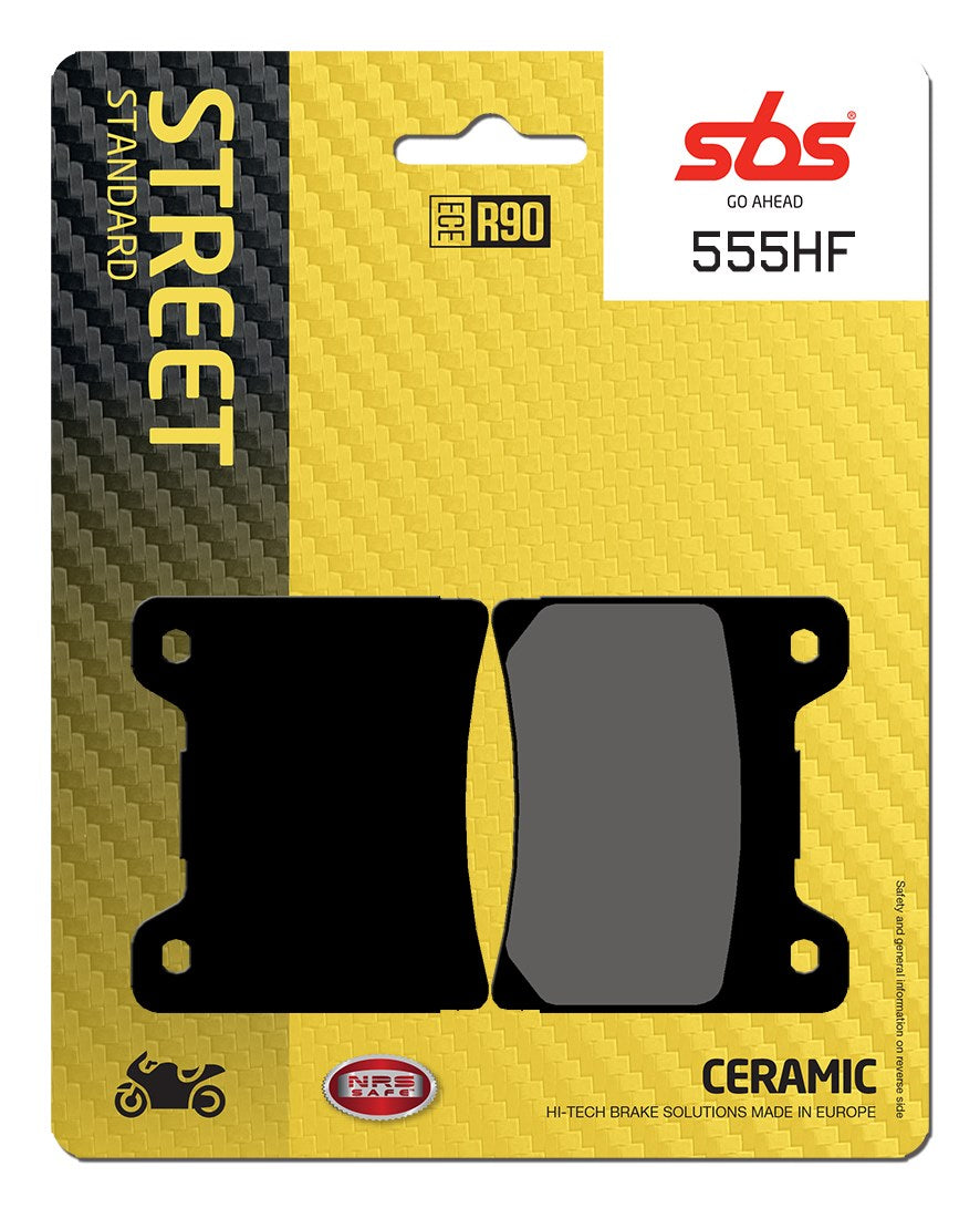 SBS FRICTION - Ceramic Front / Rear Brake Pads - 555HF-