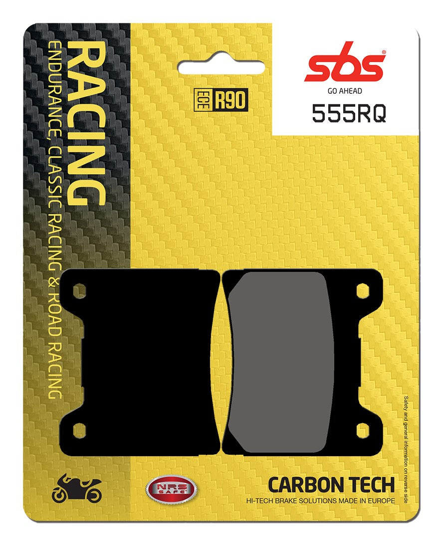SBS FRICTION - Carbon Tech Racing Rear Brake Pads - 555RQ-