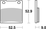 SBS FRICTION - Ceramic Front / Rear Brake Pads - 556HF-