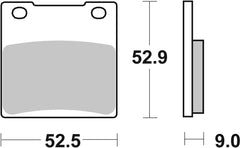 SBS FRICTION - Ceramic Front / Rear Brake Pads - 556HF-