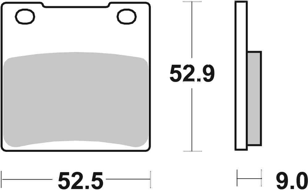 SBS FRICTION - Sinter Rear Brake Pads - 556LS-
