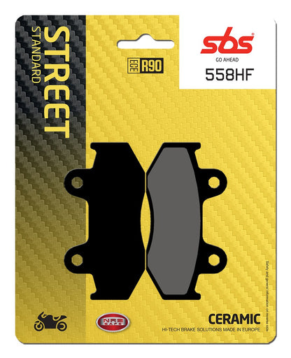 SBS FRICTION - Ceramic Front Brake Pads (SBS 104) - 558HF-