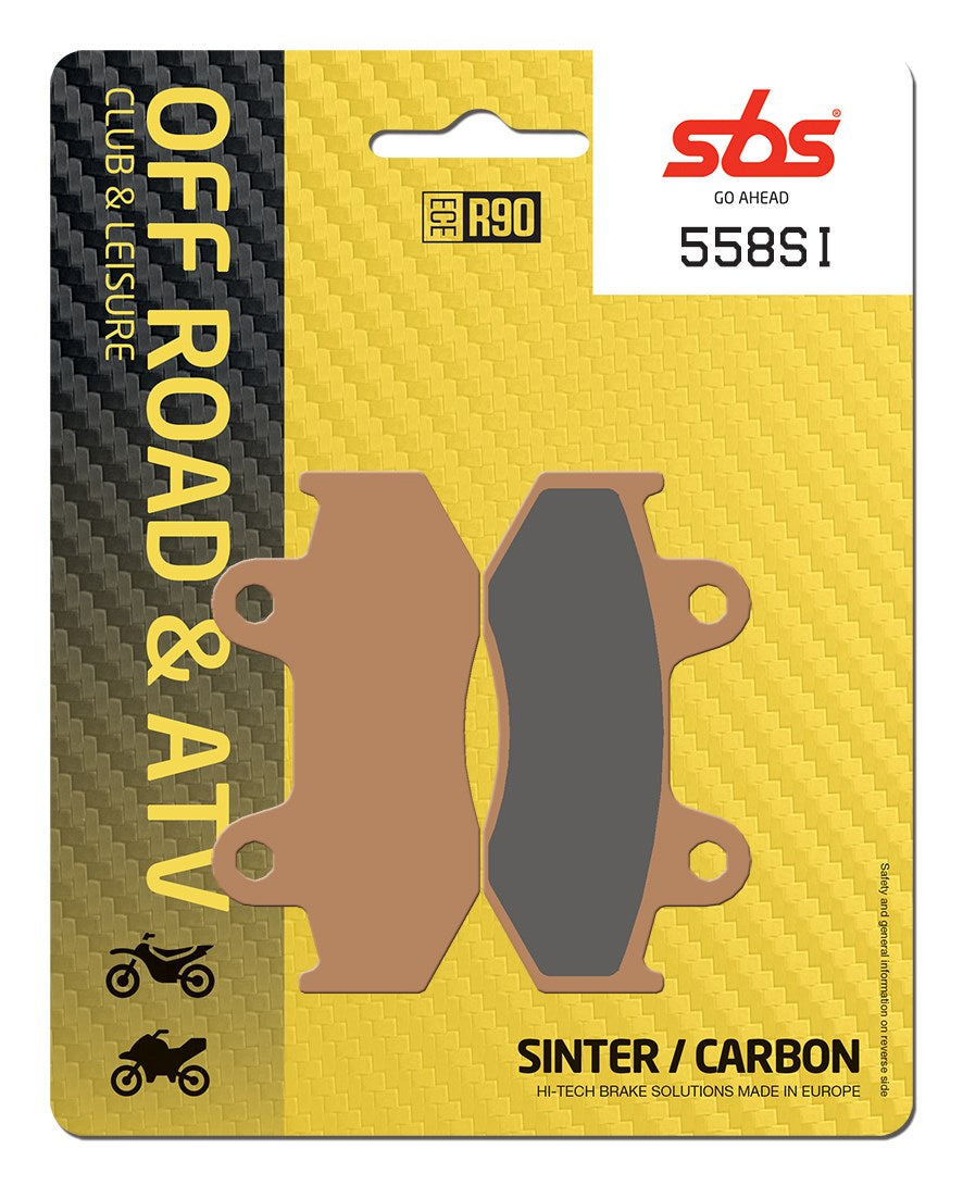 SBS FRICTION - Sinter Front / Rear Off Road Brake Pads (SBS 104) - 558SI-