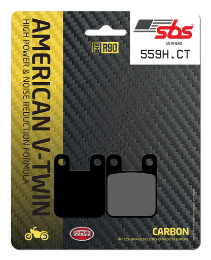 SBS FRICTION - Carbon Tech Front / Rear H-D Brake Pads - 559H.CT-