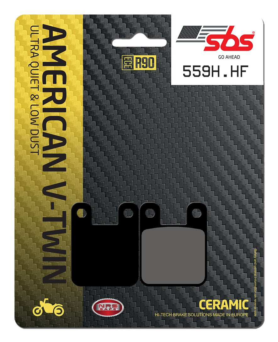 SBS FRICTION - Ceramic Front / Rear H-D Brake Pads (SBS 105) - 559H.HF-