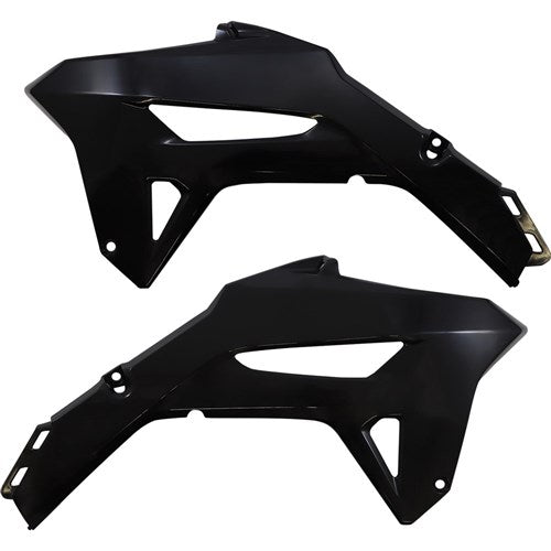 UFO Honda CRF250R 22/450R 21-22 Radiator Covers (BLK)