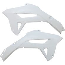 UFO Honda CRF250R 22/450R 21-22 Radiator Covers (WHT)