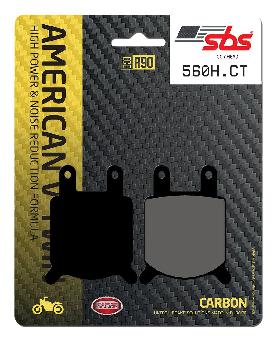 SBS FRICTION - Carbon Tech Front H-D Brake Pads - 560H.CT-