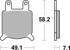 SBS FRICTION - Ceramic Front H-D Brake Pads - 560H.HF-