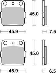 SBS FRICTION - Sinter Off Road Rear Brake Pads - 562SI-