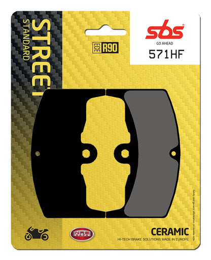 SBS FRICTION - Ceramic Front / Rear Brake Pads (BENDIX PACKAGING) - 571HF-