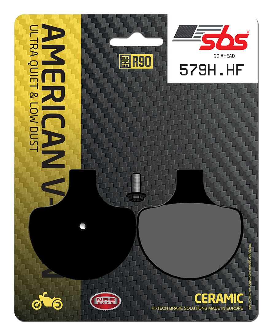 SBS FRICTION - Ceramic Front H-D Brake Pads - 579H.HF-