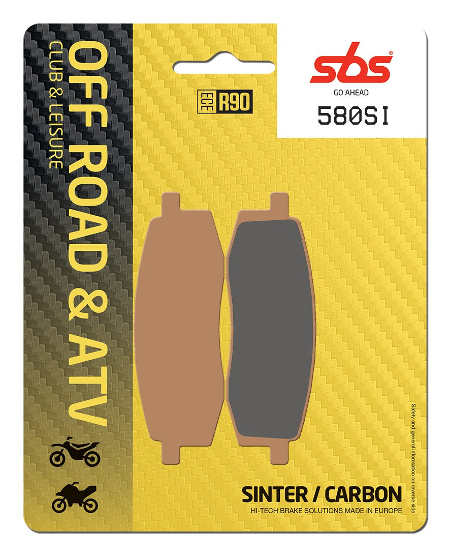 SBS FRICTION - Sinter Off Road Front Brake Pads - 580SI-