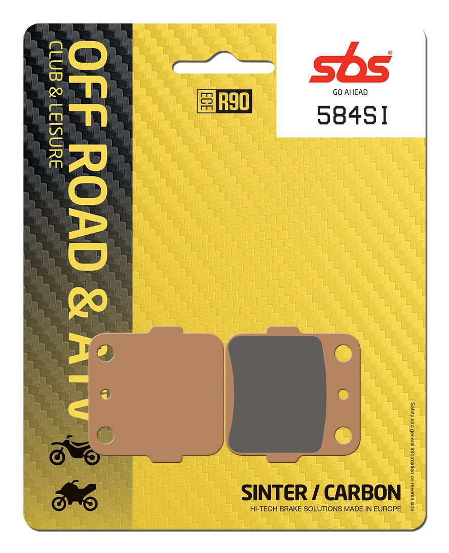 SBS FRICTION - Sinter Front / Rear Off Road Brake Pads - 584SI-