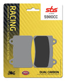 SBS FRICTION - Dual Carbon Classic Front Brake Pads (Track Use) - 590DCC-