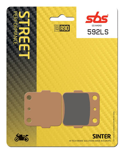 SBS FRICTION - Sinter Rear Brake Pads (BENDIX PACKAGING) - 592LS-